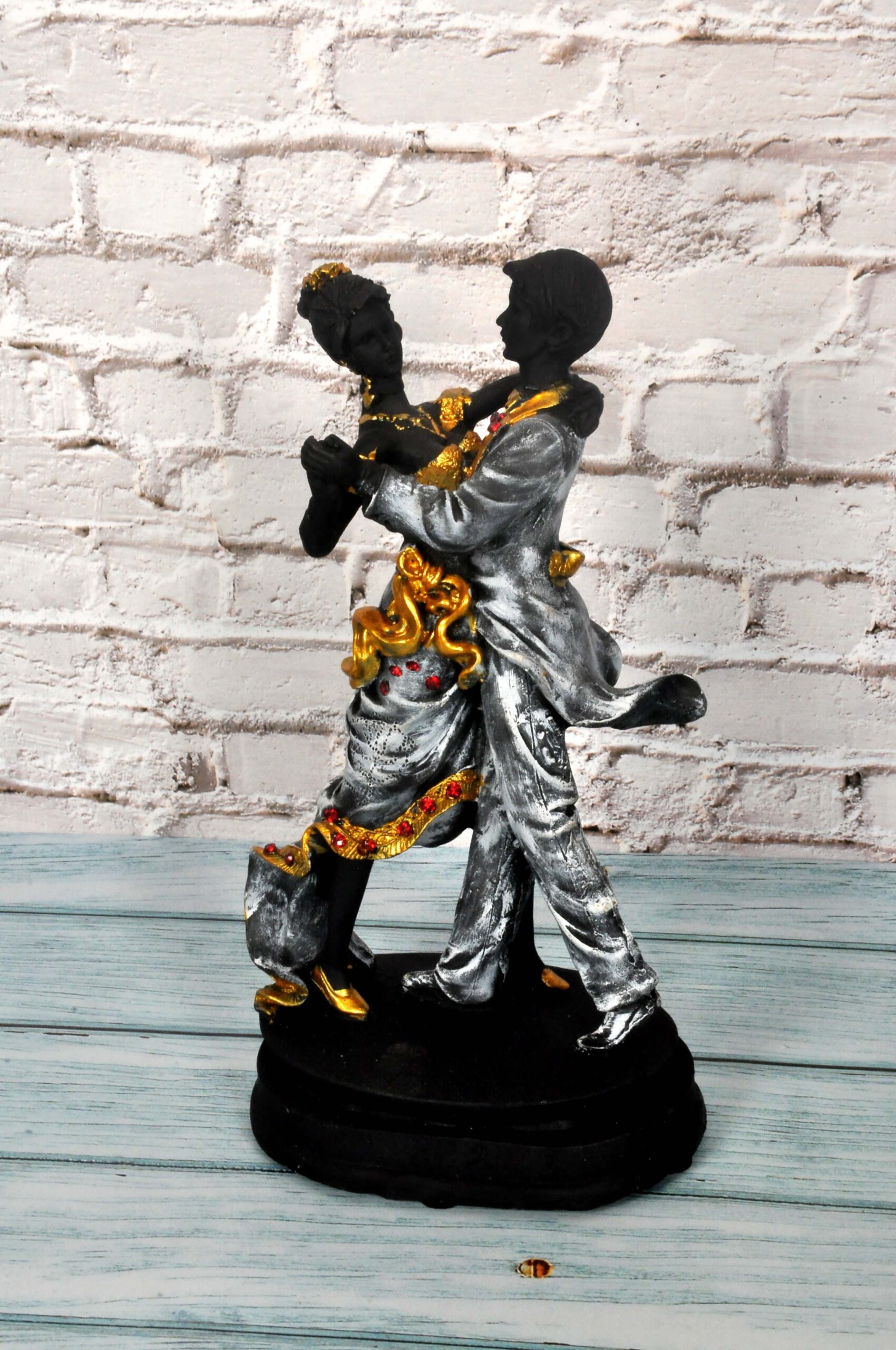 Newly Married Blessed Couple Dancing Statue, Valentine Day Gift, Decorative Showpiece, Gift For Girlfriend, Love Couple Showpiece Statue