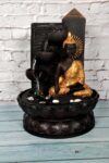 Adorable Buddha Meditating Resin Statue Fountain