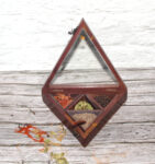 Handcrafted Wooden Masala Box with Spoon