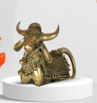 Antique Brass Nandi Dokra HandCraft