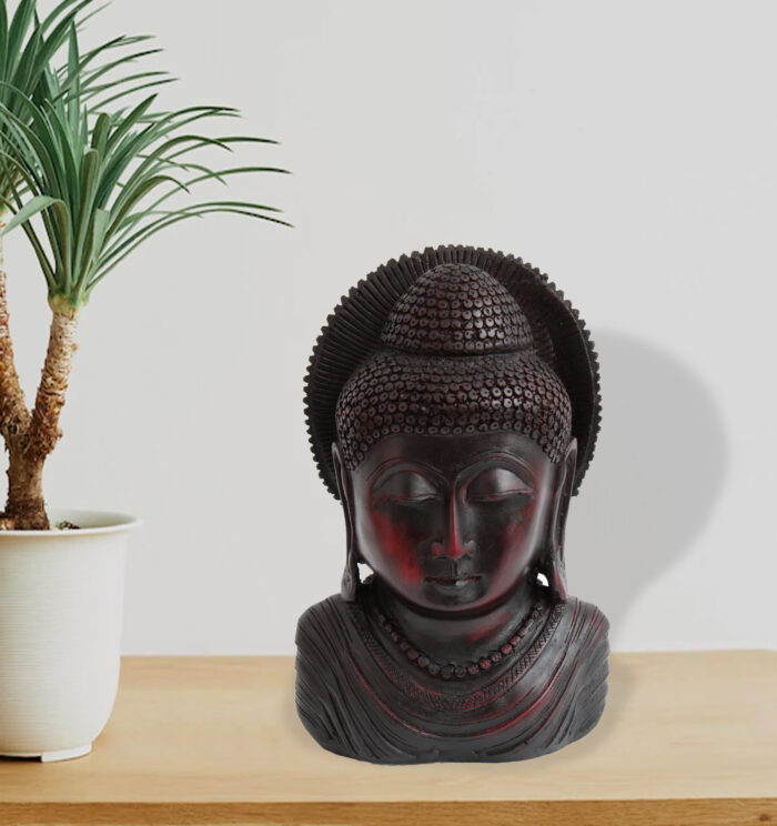 Gautam Buddha Statue Marble Showpiece Home and Office Decor