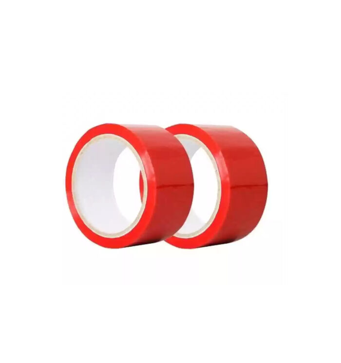 Red Packaging Tape 3 Inches 40 Meter Set Of 2