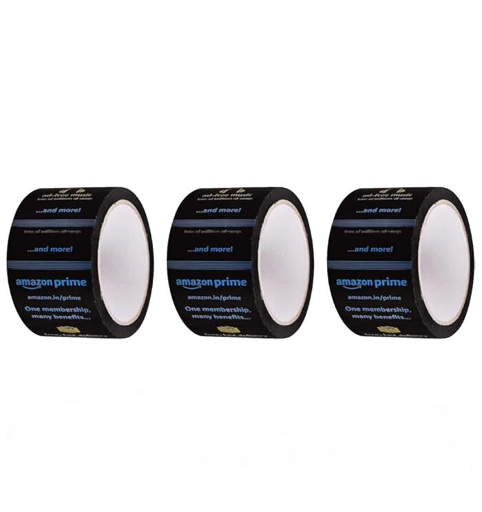 Amazon branded Prime Packaging Tape 3 Inches 65 Meter Set Of 3