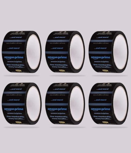 Amazon branded Prime Packaging Tape 3 Inches 65 Meter Set Of 6