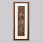 Divine Sai Baba Wall Painting | Golden and Brown Design