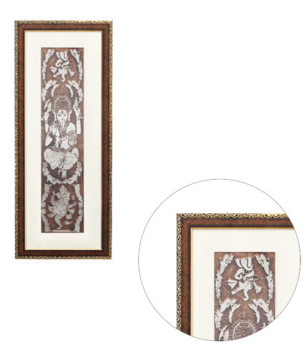 Lord Ganesh Wall Painting | Golden and Brown Design