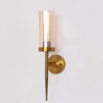 Imperial Amber Tumbler Wall Sconce Light