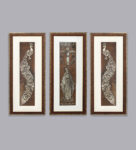 Virgin Mary and Peacock Wall Painting For Your Living Room