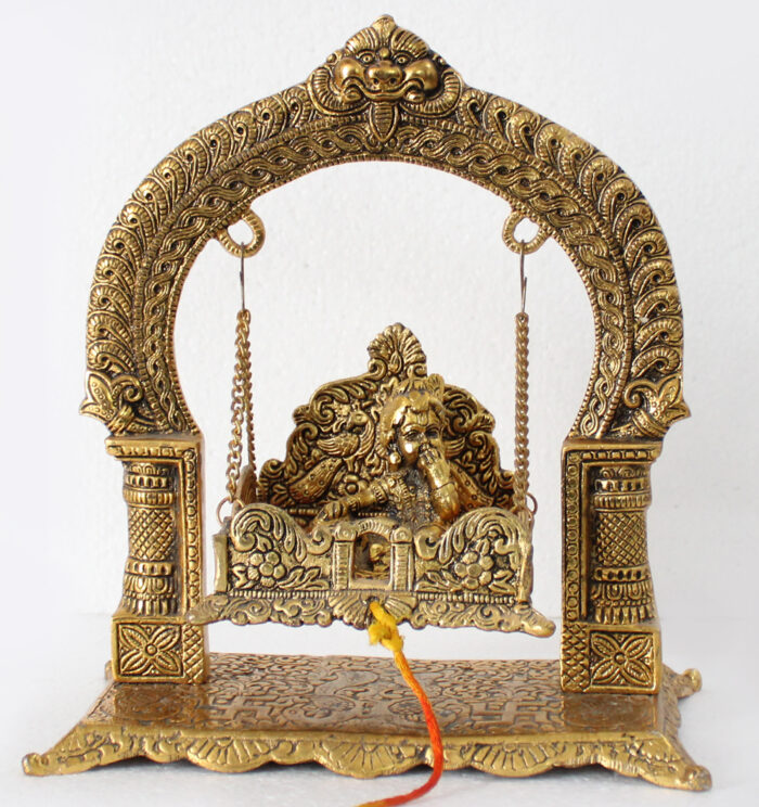 Beautiful metal Bal Gopal jhula For Home Decor & Pooja