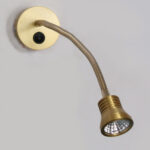 Golden Flexible Wall-Mounted LED Spot Light