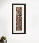 Elegant Delphinium Egyptian Flower Wall Painting