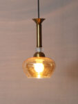 Amber Kachori Glass Hanging Lamp