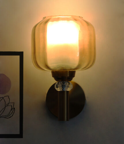 Modern Vintage Jar Globe Wall Light