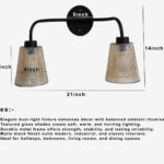 Florence Ribbed Glass dual-light wall sconce with textured ribbed glass shades and a matte black metal frame, perfect for modern bedrooms, hallways, living rooms, and dining spaces.